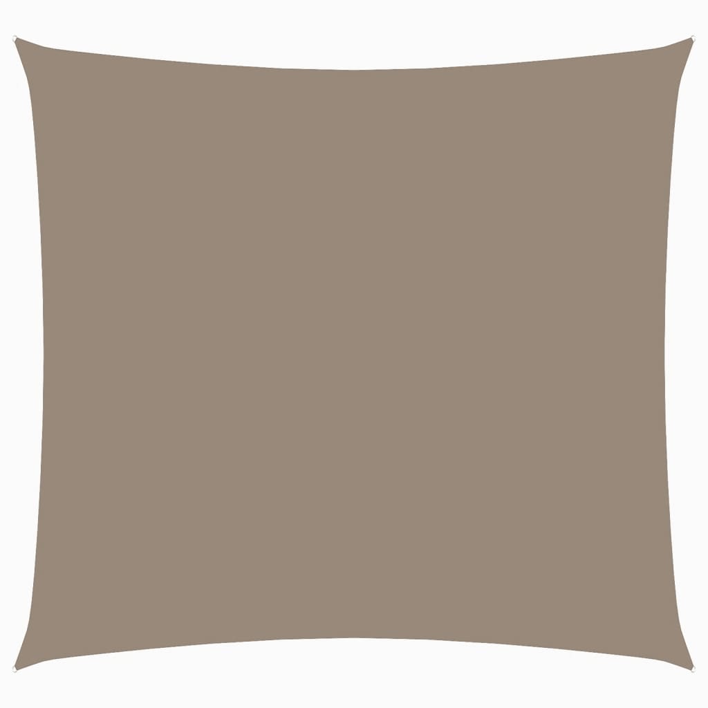 Sonnensegel Oxford-Gewebe Quadratisch 4,5x4,5 m Taupe