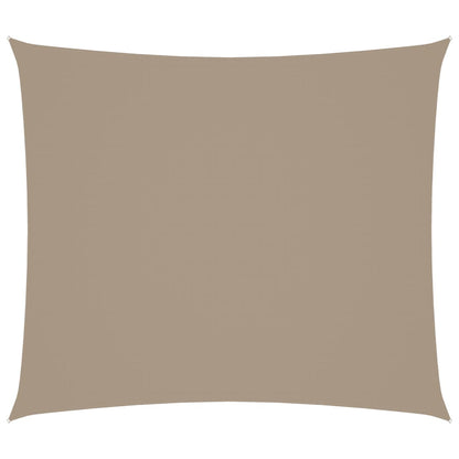 Sonnensegel Oxford-Gewebe Rechteckig 2x2,5 m Taupe