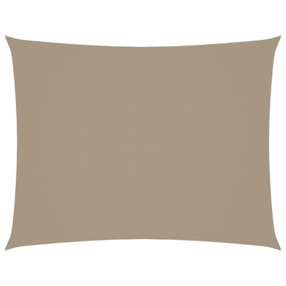 Sonnensegel Oxford-Gewebe Rechteckig 2x3 m Taupe