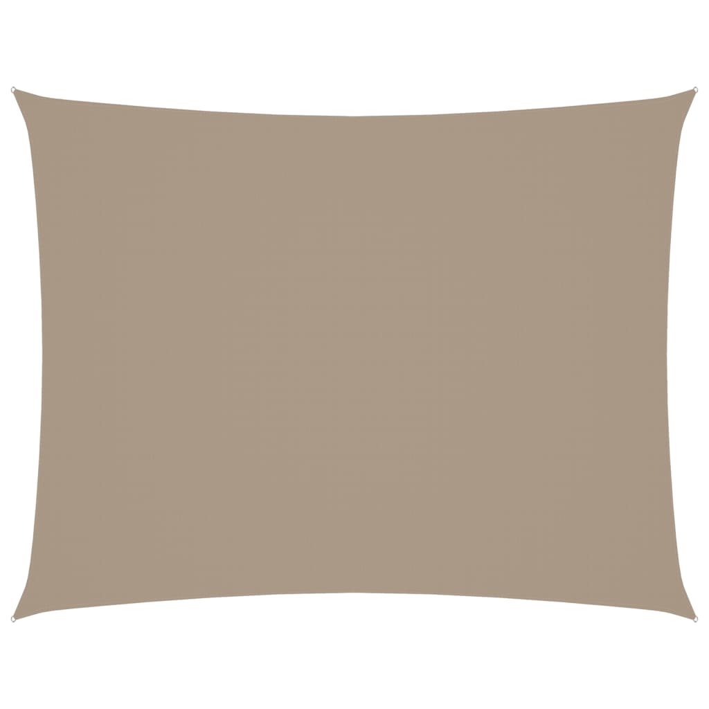 Sonnensegel Oxford-Gewebe Rechteckig 2x3,5 m Taupe