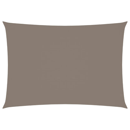 Sonnensegel Oxford-Gewebe Rechteckig 2x4 m Taupe