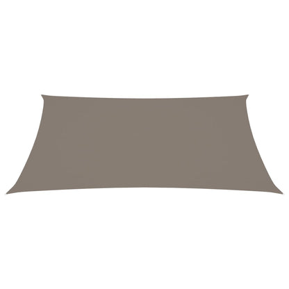 Sonnensegel Oxford-Gewebe Rechteckig 2x4 m Taupe