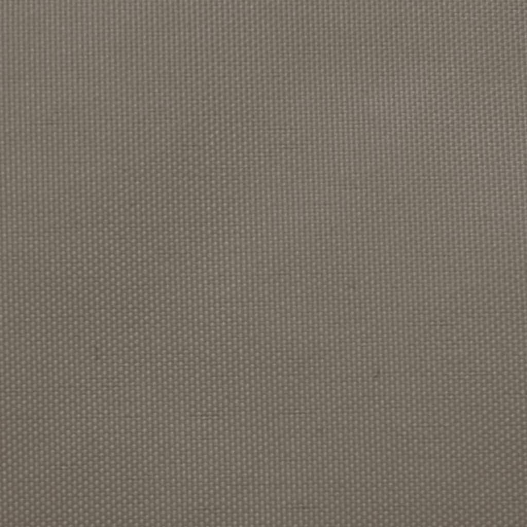 Sonnensegel Oxford-Gewebe Rechteckig 2x4 m Taupe