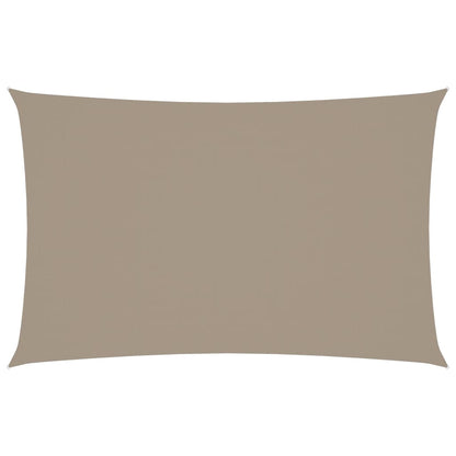 Sonnensegel Oxford-Gewebe Rechteckig 2x4,5 m Taupe