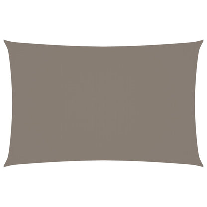 Sonnensegel Oxford-Gewebe Rechteckig 2x5 m Taupe