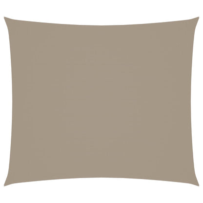 Sonnensegel Oxford-Gewebe Rechteckig 2,5x3 m Taupe