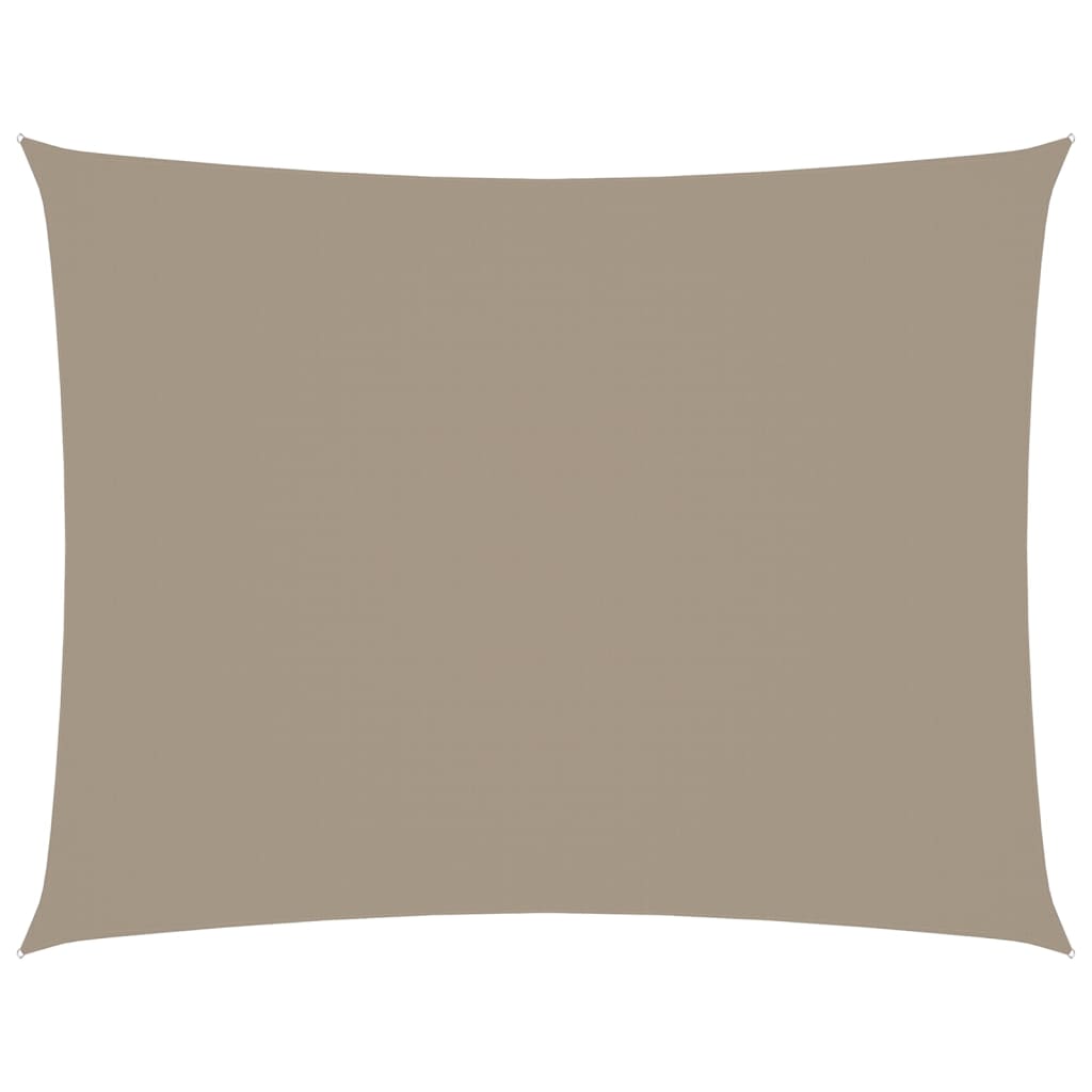 Sonnensegel Oxford-Gewebe Rechteckig 2,5x3,5 m Taupe