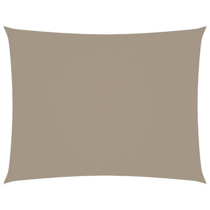 Sonnensegel Oxford-Gewebe Rechteckig 2,5x3,5 m Taupe