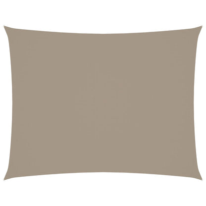 Sonnensegel Oxford-Gewebe Rechteckig 2,5x4 m Taupe