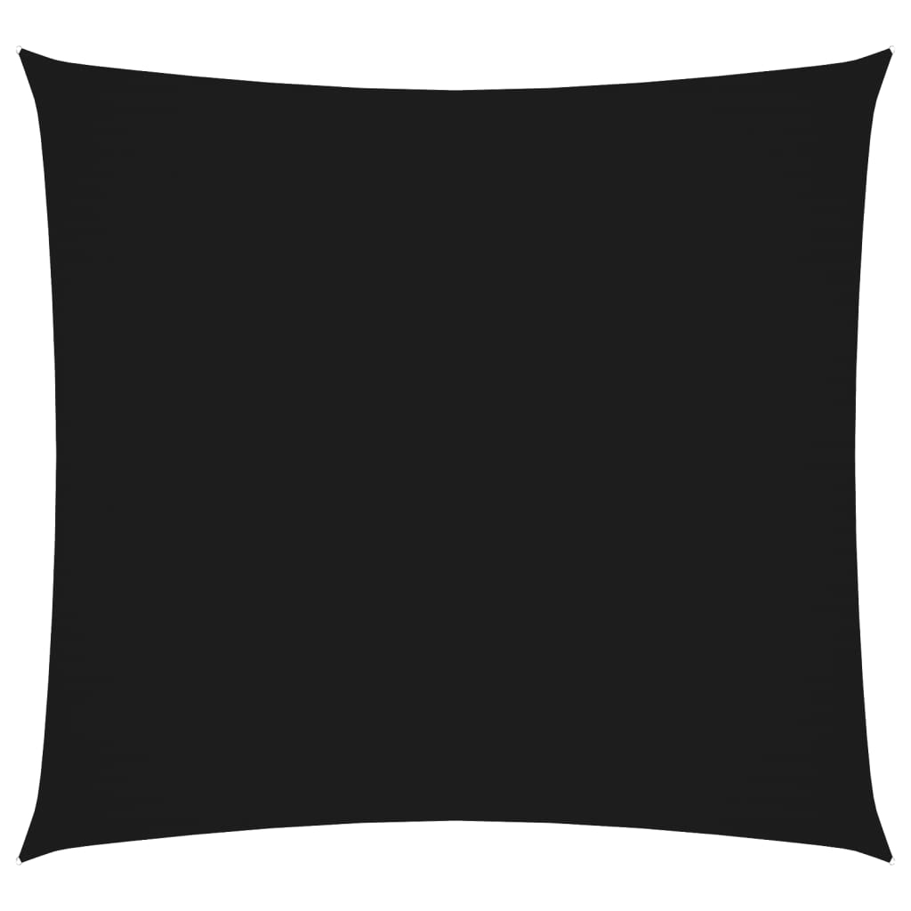 Sonnensegel Oxford-Gewebe Quadratisch 2,5x2,5 m Schwarz