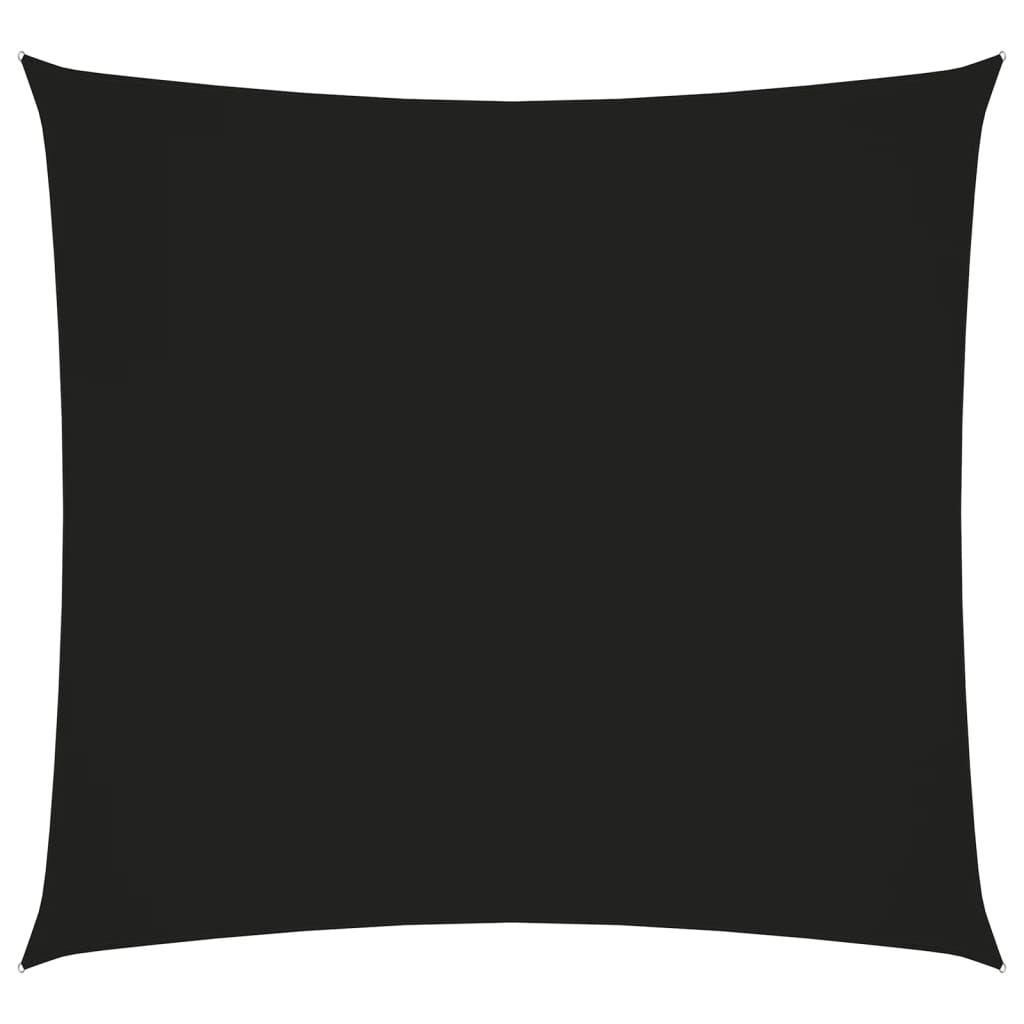 Sonnensegel Oxford-Gewebe Quadratisch 5x5 m Schwarz