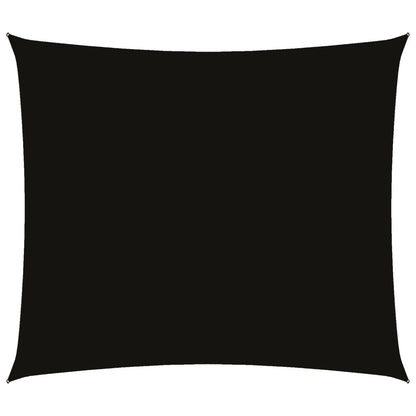 Sonnensegel Oxford-Gewebe Rechteckig 2x2,5 m Schwarz