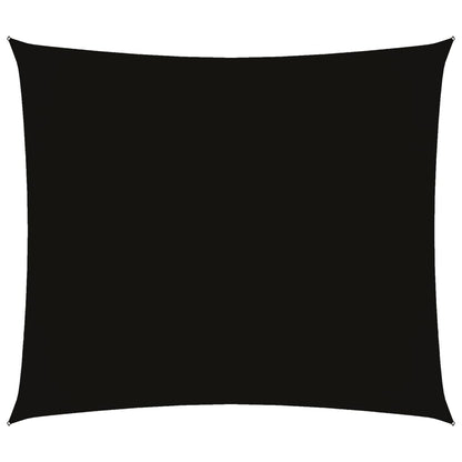 Sonnensegel Oxford-Gewebe Rechteckig 2,5x3 m Schwarz