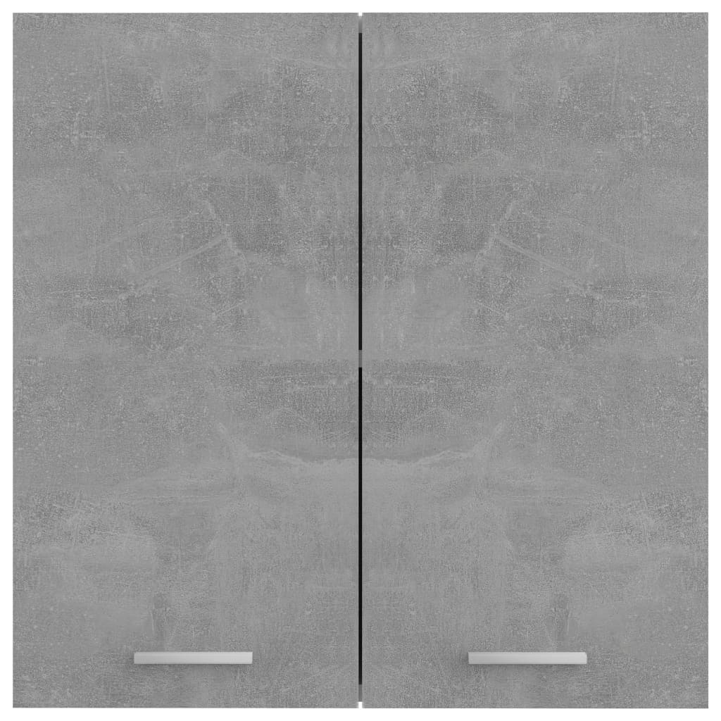 Hängeschrank Betongrau 60x31x60 cm Holzwerkstoff