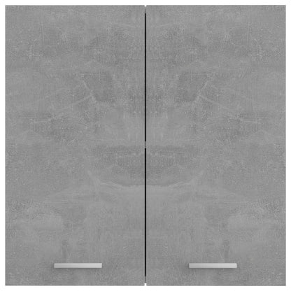Hängeschrank Betongrau 60x31x60 cm Holzwerkstoff