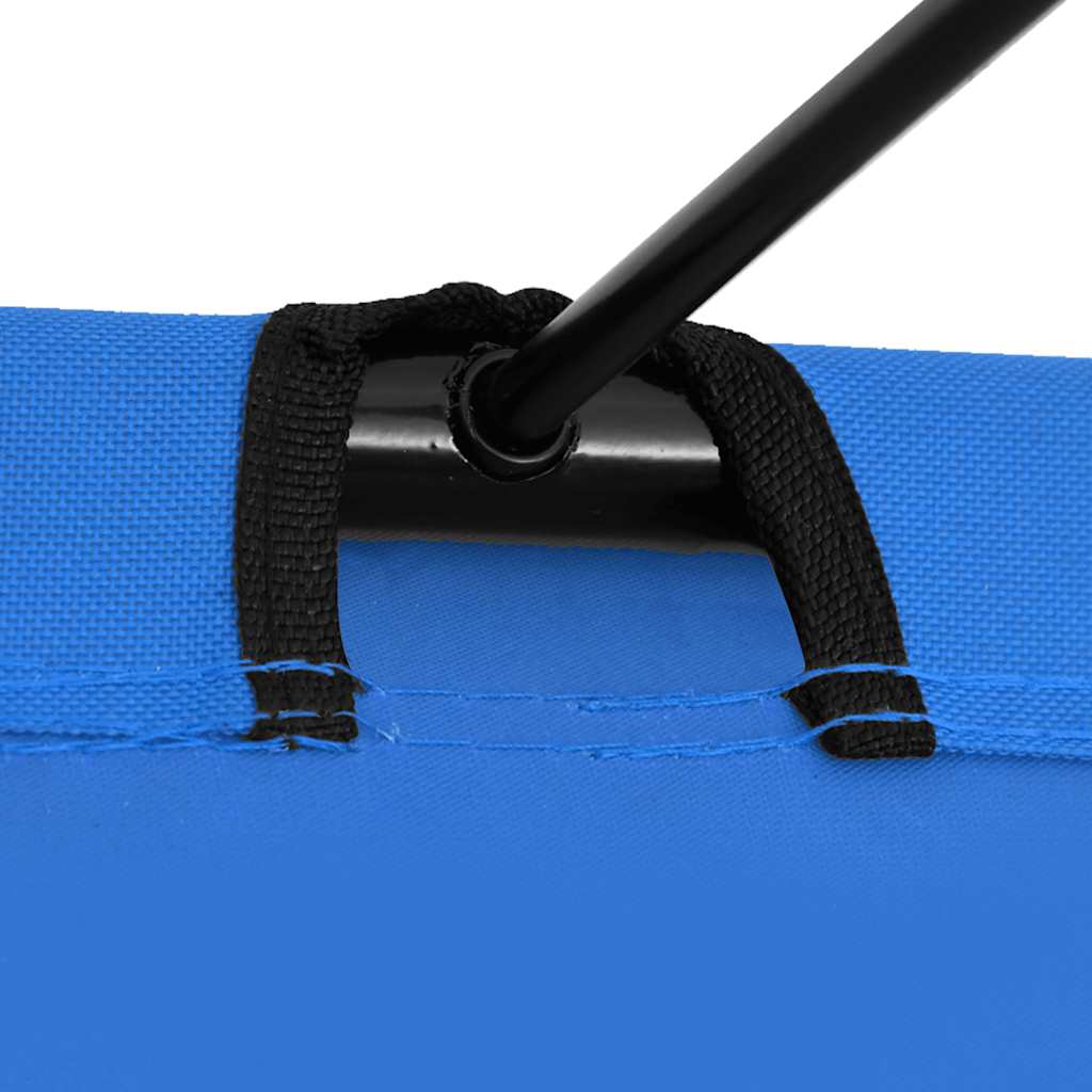 Campingbett 180x60x19 cm Oxford-Gewebe und Stahl Blau