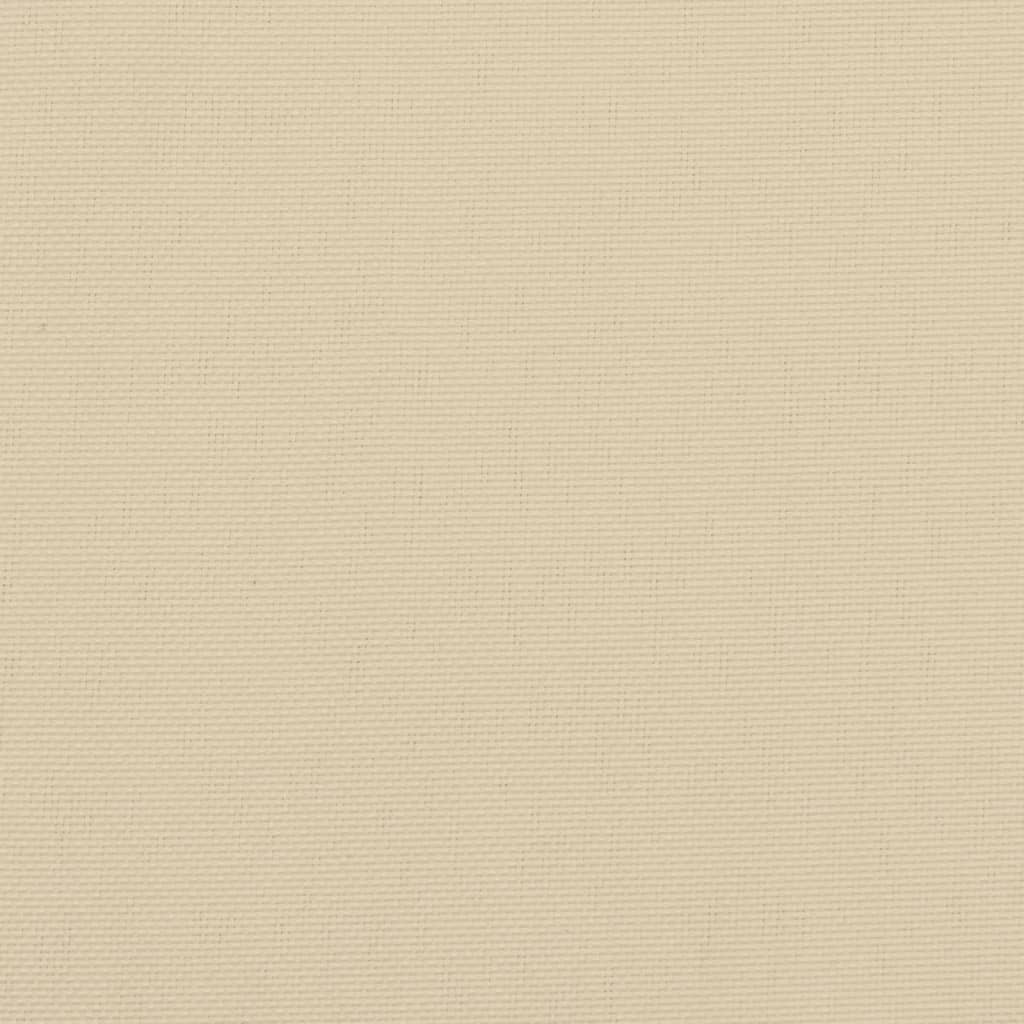 Gartenstuhl-Kissen 6 Stk. Beige 40x40x3 cm Oxford-Gewebe