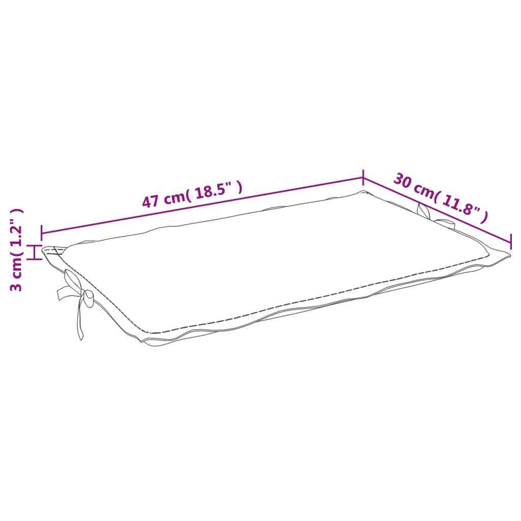 Sonnenliegen-Auflage Anthrazit 186x58x3 cm Oxford-Gewebe