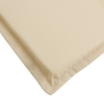 Sonnenliegen-Auflage Beige 186x58x3 cm Oxford-Gewebe