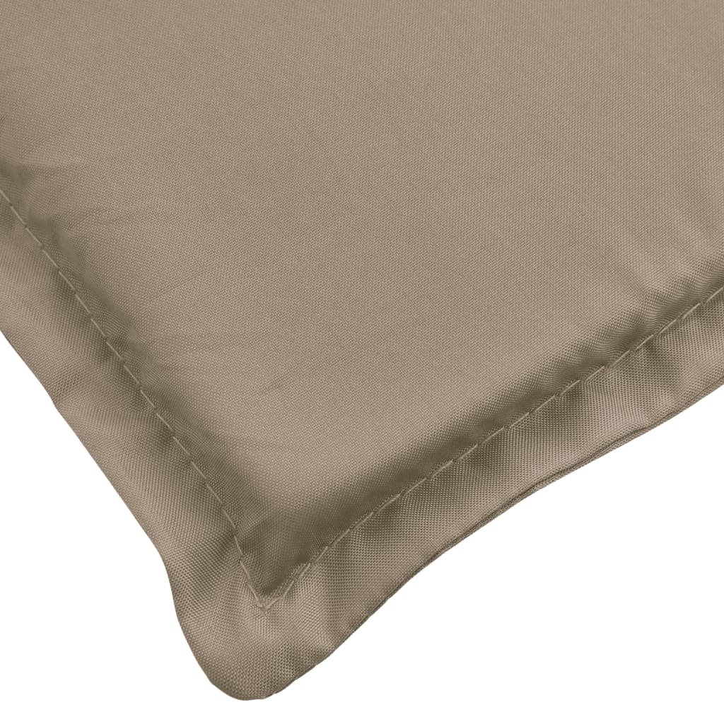 Sonnenliegen-Auflage Taupe 200x50x3 cm Oxford-Gewebe