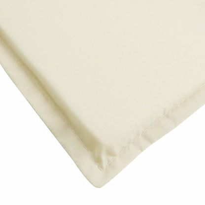 Sonnenliegen-Auflage Creme 200x60x3 cm Oxford-Gewebe