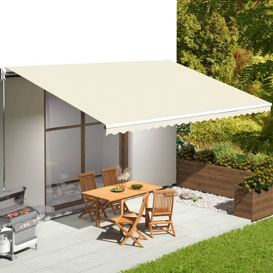 Markisenbespannung Creme 6x3,5 m