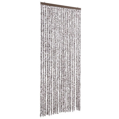 Insektenschutz-Vorhang Braun und Beige 90x200 cm Chenille