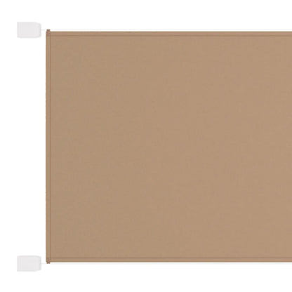 Senkrechtmarkise Taupe 200x420 cm Oxford-Gewebe