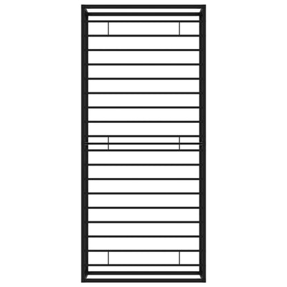 Bettgestell Schwarz Metall 100x200 cm