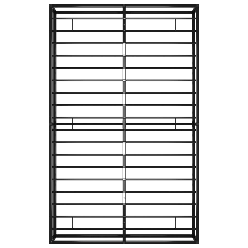 Bettgestell Schwarz Metall 120x200 cm