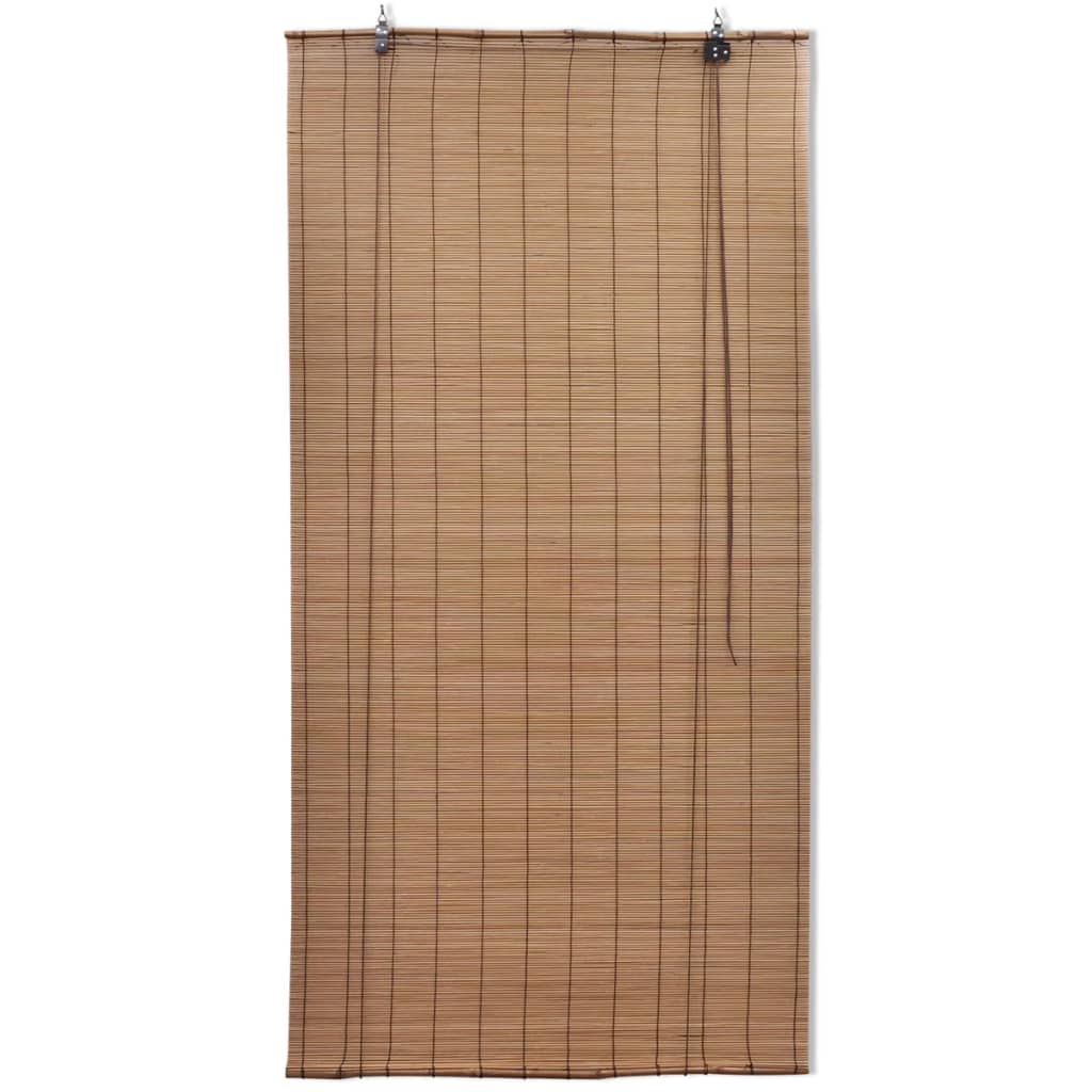 Bambusrollos 2 Stk. 120x220 cm Braun