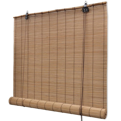 Bambusrollos 2 Stk. 120x220 cm Braun