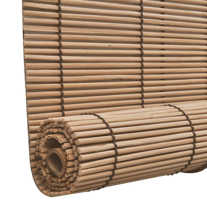 Bambusrollos 2 Stk. 150x220 cm Braun