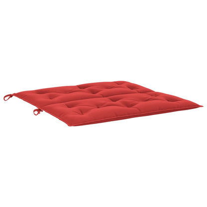 Gartenbank-Auflagen 2 Stk. Rot 100x50x7 cm Oxford-Gewebe