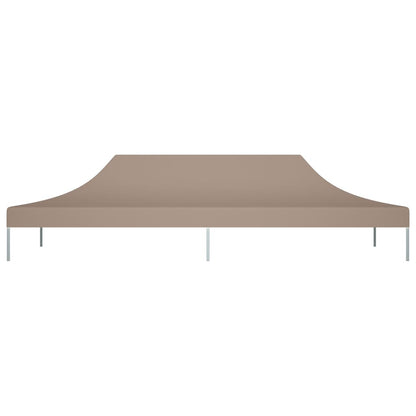 Partyzelt-Dach 6x3 m Taupe 270 g/m²