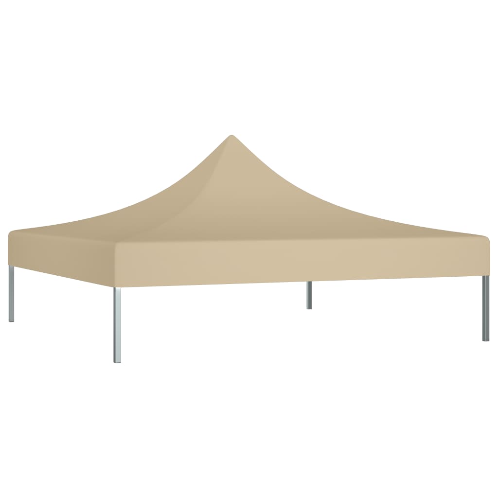 Partyzelt-Dach 2x2 m Beige 270 g/m²