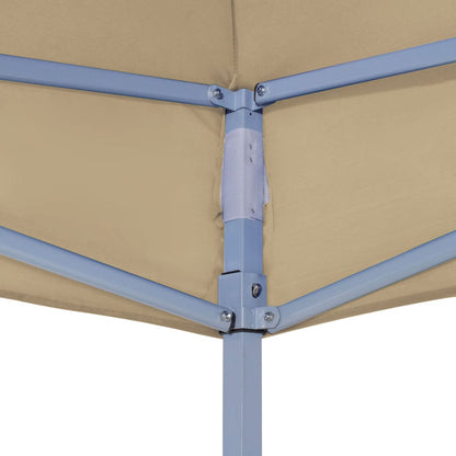 Partyzelt-Dach 2x2 m Beige 270 g/m²