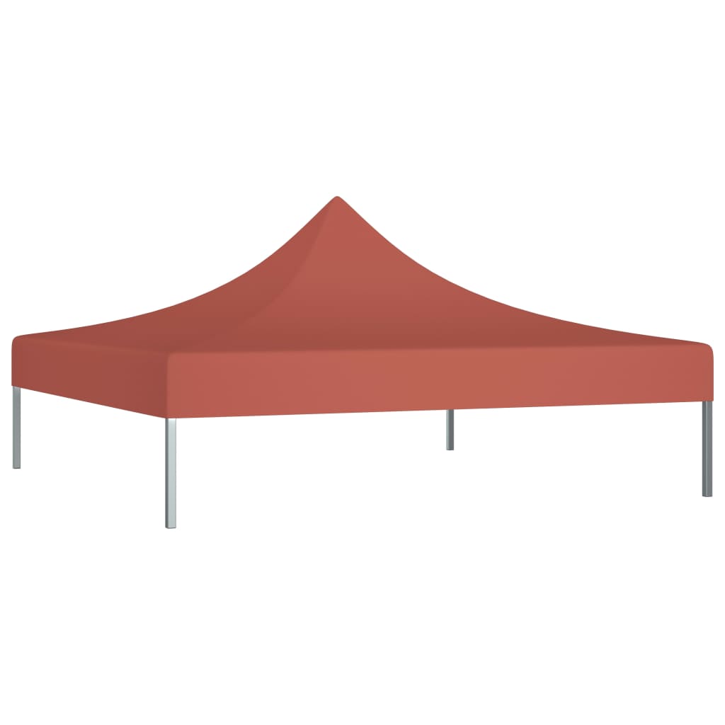 Partyzelt-Dach 2x2 m Terracotta-Rot 270 g/m²