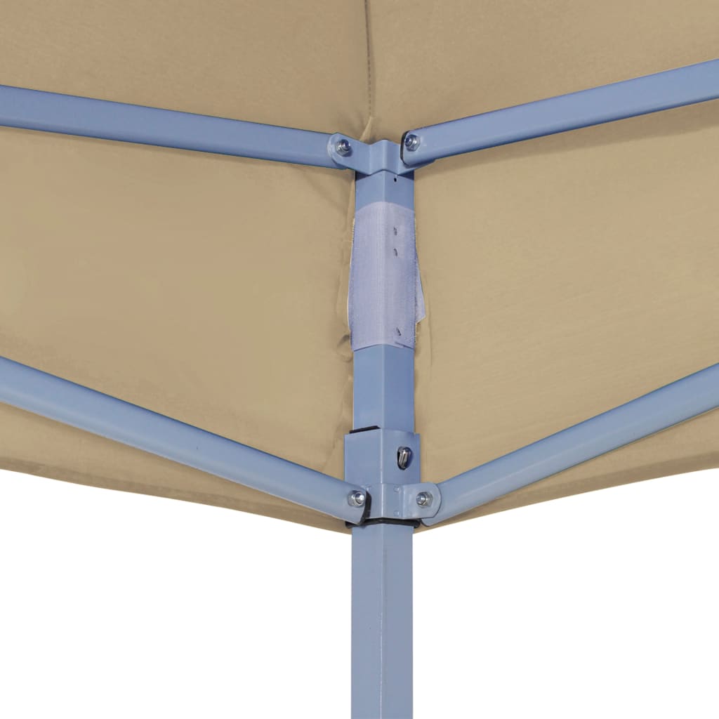 Partyzelt-Dach 4,5x3 m Beige 270 g/m²