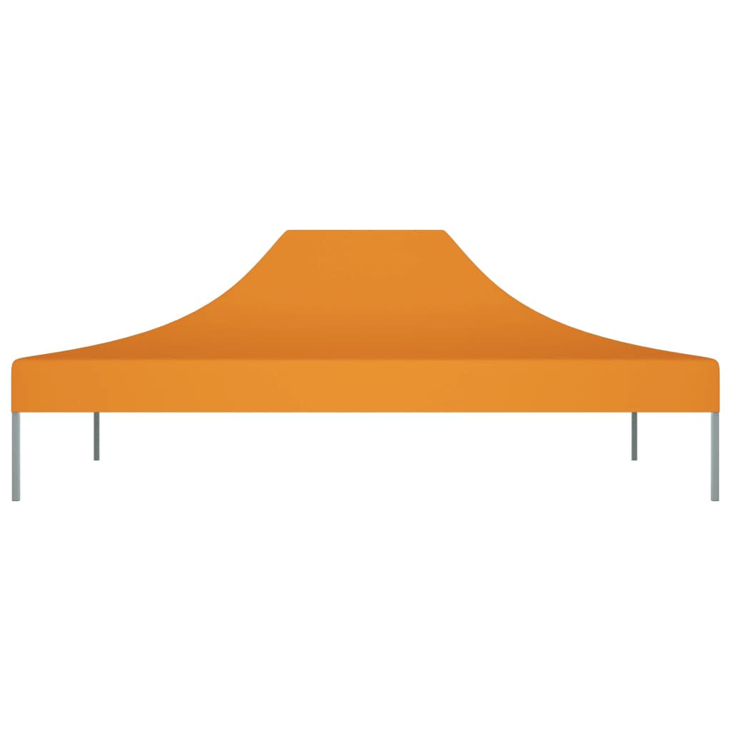 Partyzelt-Dach 4,5x3 m Orange 270 g/m²