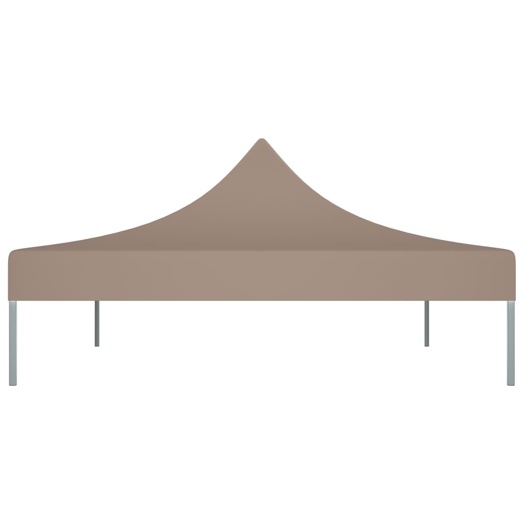 Partyzelt-Dach 4,5x3 m Taupe 270 g/m²