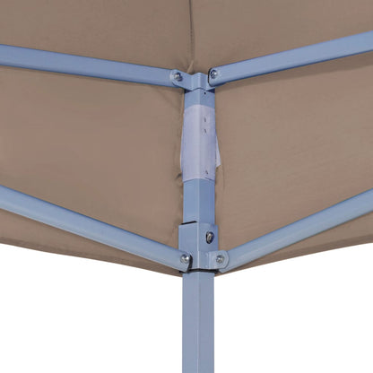 Partyzelt-Dach 4,5x3 m Taupe 270 g/m²