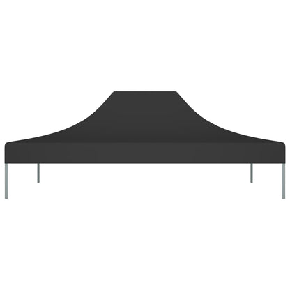 Partyzelt-Dach 4,5x3 m Schwarz 270 g/m²