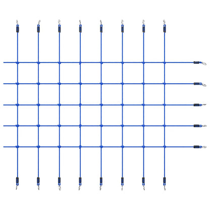 Kletternetz 200x150 cm Blau