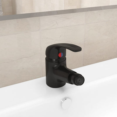 Badezimmer Bidet Mischbatterie Schwarz 13x12 cm