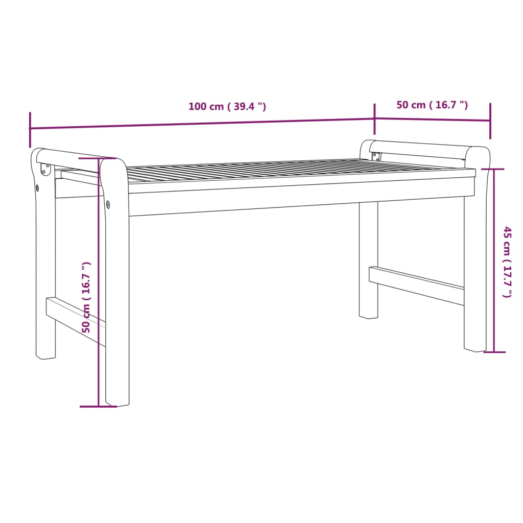 5-tlg. Garten-Lounge-Set mit Kissen Massivholz Akazie