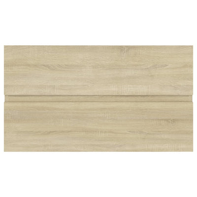 Waschbeckenunterschrank Sonoma-Eiche 80x38,5x45cm Holzwerkstoff