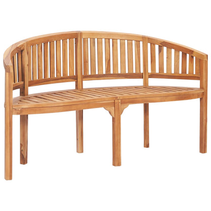 4-tlg. Garten-Lounge-Set Massivholz Teak