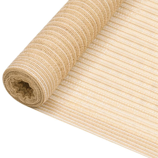 Zaunblende Beige 1,2x25 m HDPE 75 g/m²