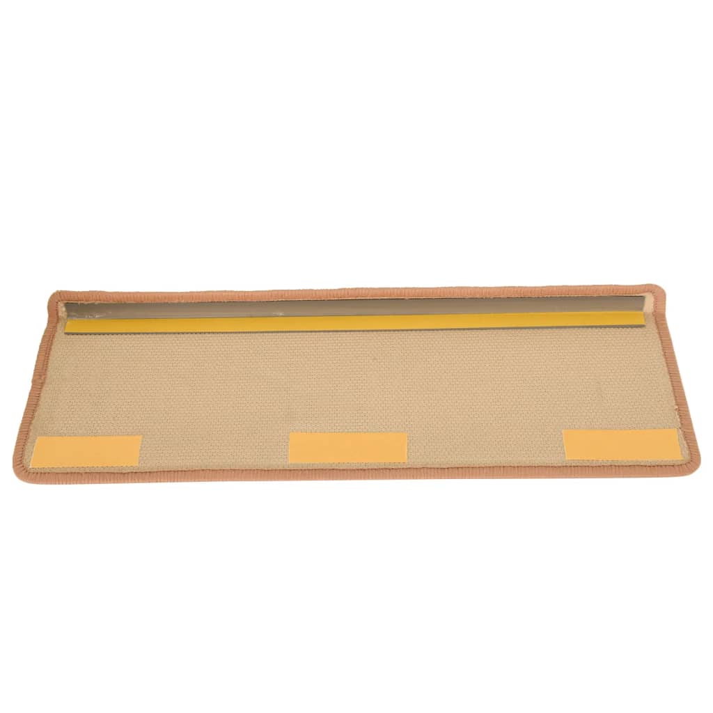 Treppenmatten Selbstklebend 15 Stk. 65x21x4 cm Beige